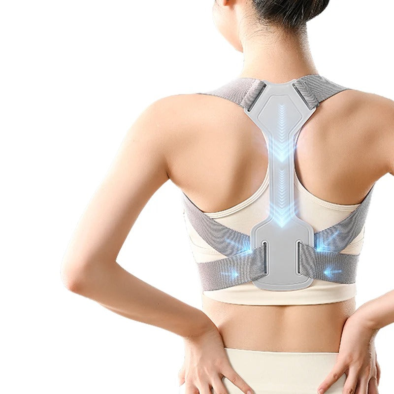 Corretor de Postura Ajustável Respirável para Coluna, Costas e Ombros com Suporte Ergonômico
