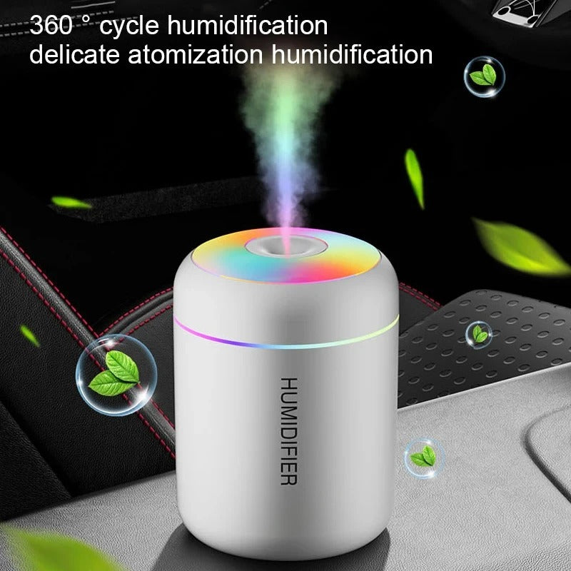 Mini Umidificador de Ar USB com Difusor de Aromas e Luz LED HOMEFISH