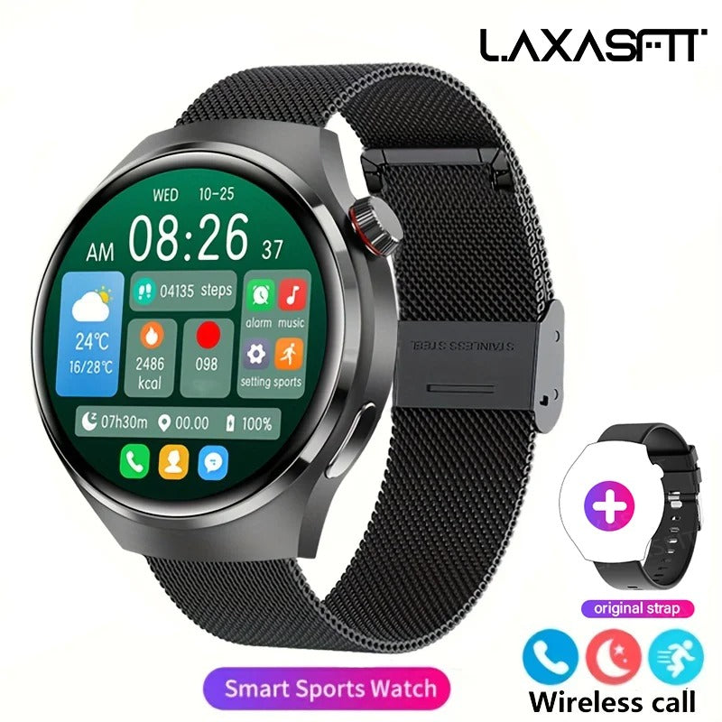 Smartwatch Masculino G.L Wear com Tela HD, Chamadas Bluetooth e Monitoramento Completo de Saúde