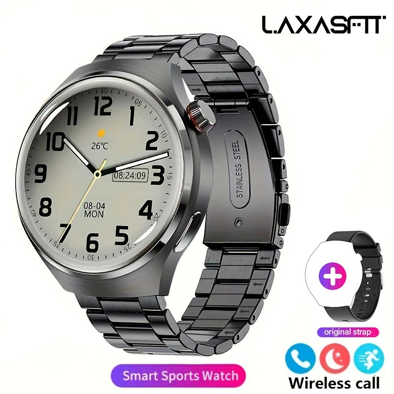 Smartwatch Masculino G.L Wear com Tela HD, Chamadas Bluetooth e Monitoramento Completo de Saúde