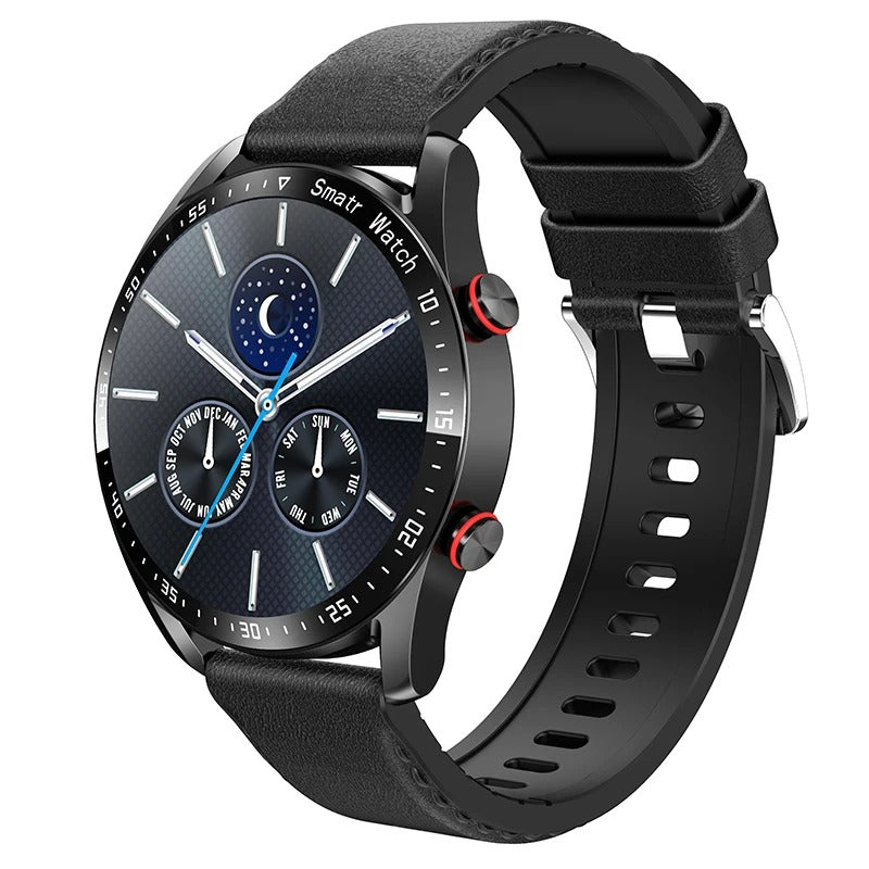 Smartwatch Masculino com ECG, PPG, Chamadas Bluetooth, Monitor Cardíaco e Pressão Arterial