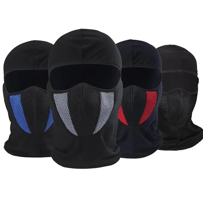 Balaclava Tática Corta-Vento Respirável para Motociclismo, Ciclismo, Corrida e Trilhas