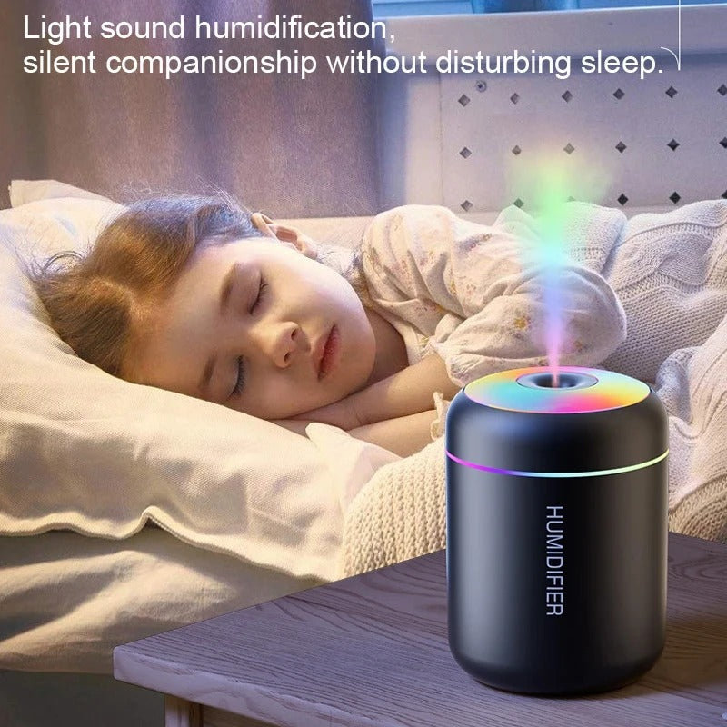 Mini Umidificador de Ar USB com Difusor de Aromas e Luz LED HOMEFISH