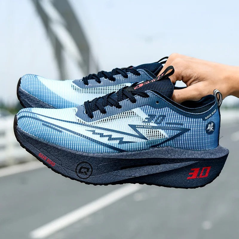 Tênis de Corrida Masculino com Placa de Carbono e Amortecimento Antiderrapante