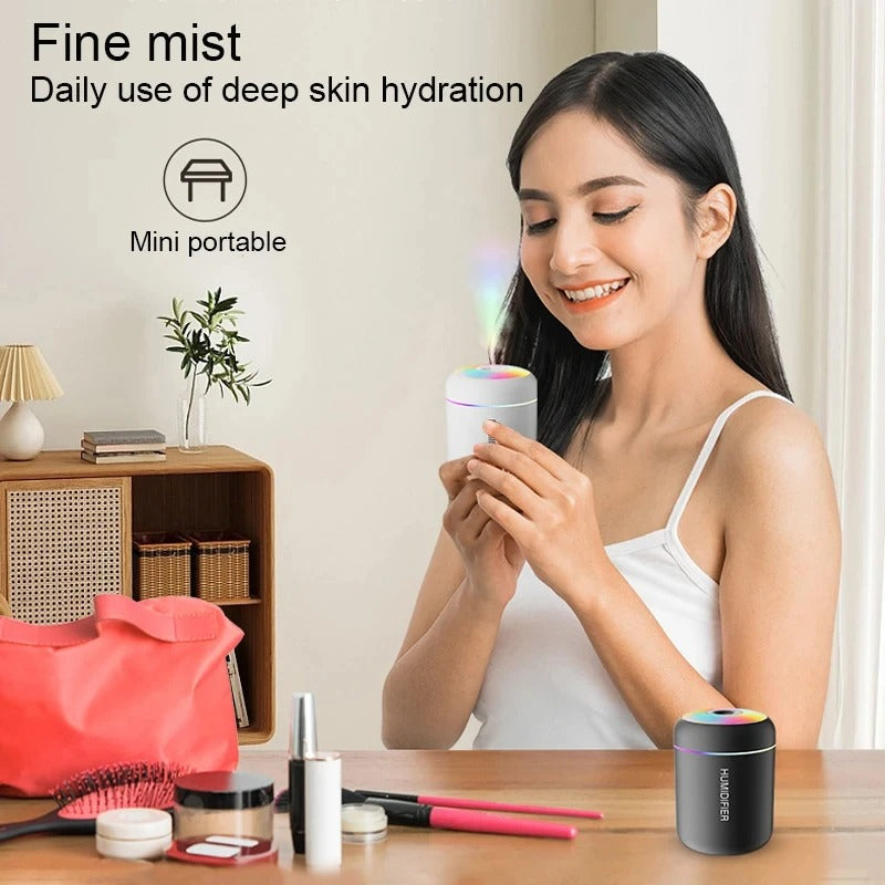 Mini Umidificador de Ar USB com Difusor de Aromas e Luz LED HOMEFISH