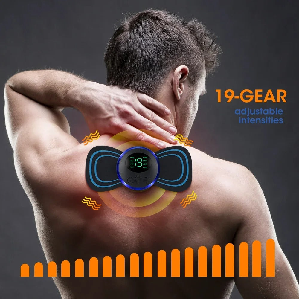 Massageador Cervical EMS Elétrico para Pescoço com Estimulação Muscular