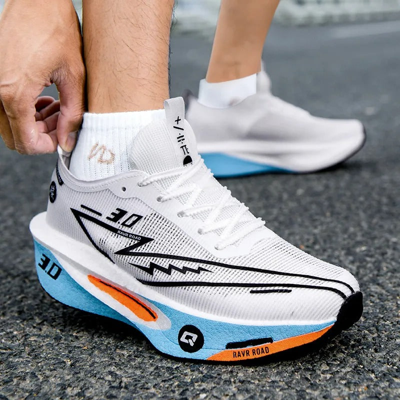 Tênis de Corrida Masculino com Placa de Carbono e Amortecimento Antiderrapante