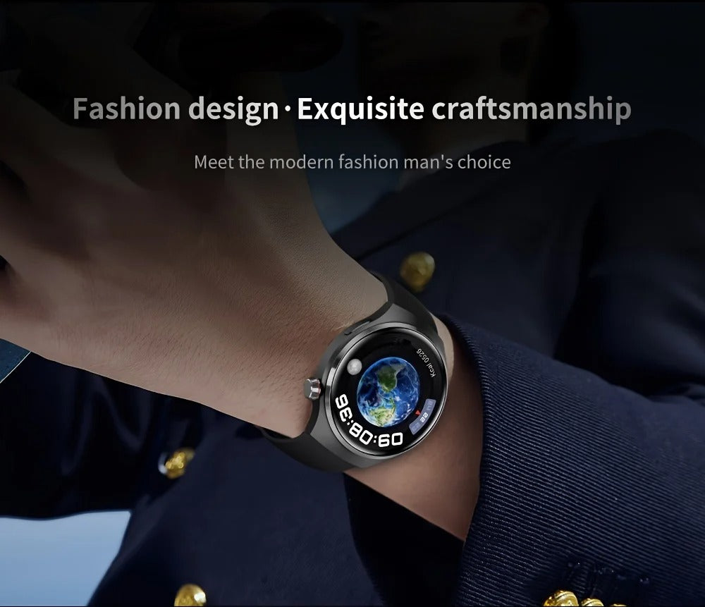 Smartwatch Masculino G.L Wear com Tela HD, Chamadas Bluetooth e Monitoramento Completo de Saúde