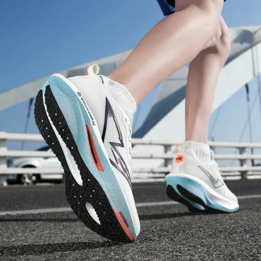 Tênis Profissional de Corrida com Placa de Carbono para Alta Performance