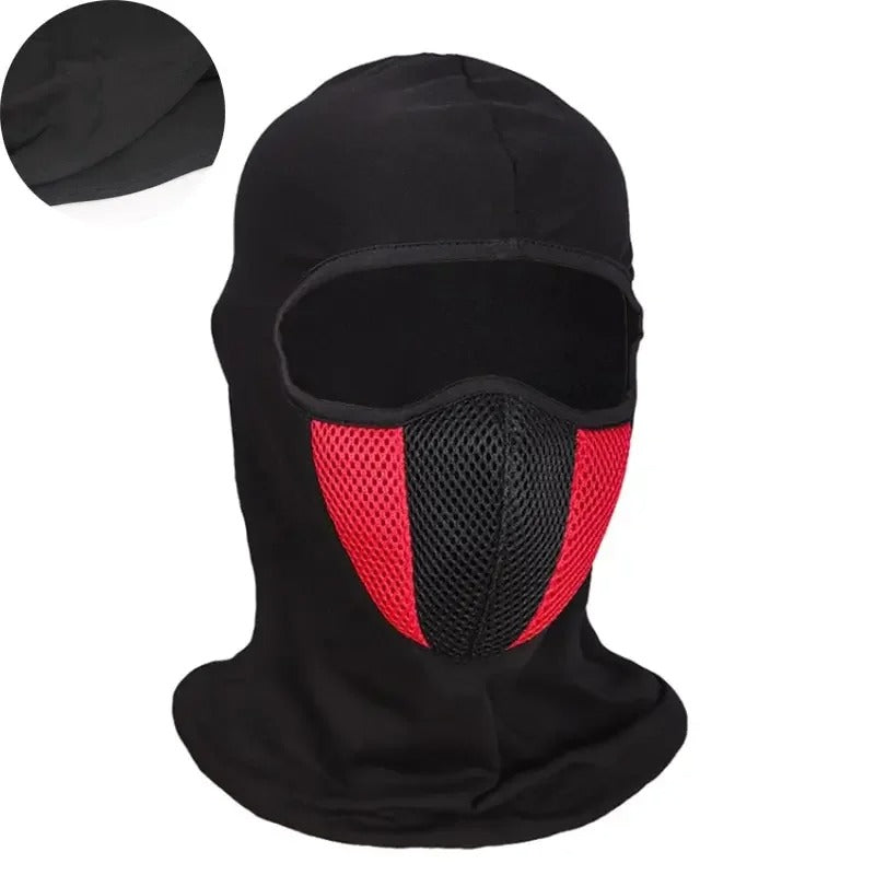 Balaclava Tática Corta-Vento Respirável para Motociclismo, Ciclismo, Corrida e Trilhas
