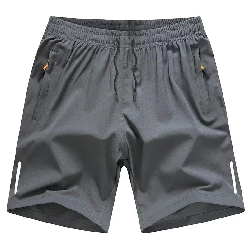 Short Masculino Esportivo Ice Silk Leve e Respirável para Corrida, Academia, Basquete e Uso Casual