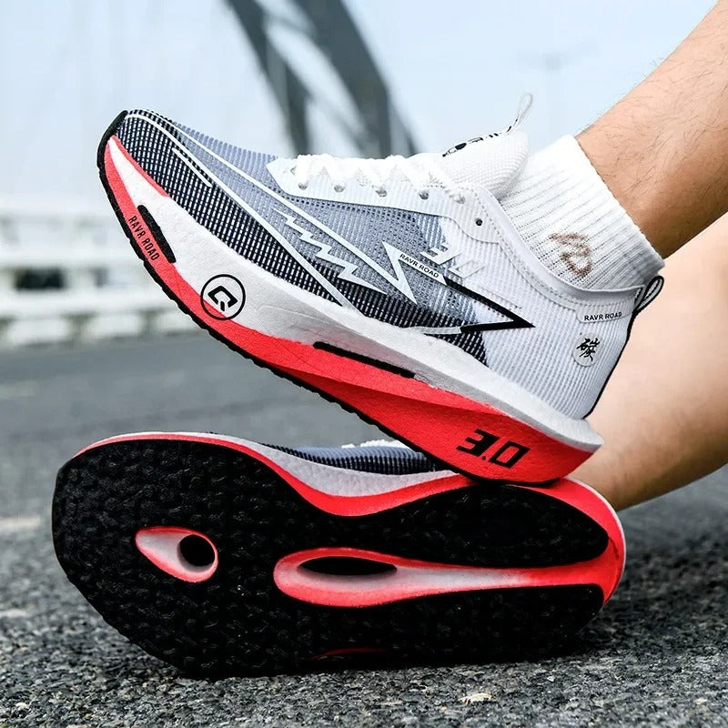 Tênis de Corrida Masculino com Placa de Carbono e Amortecimento Antiderrapante