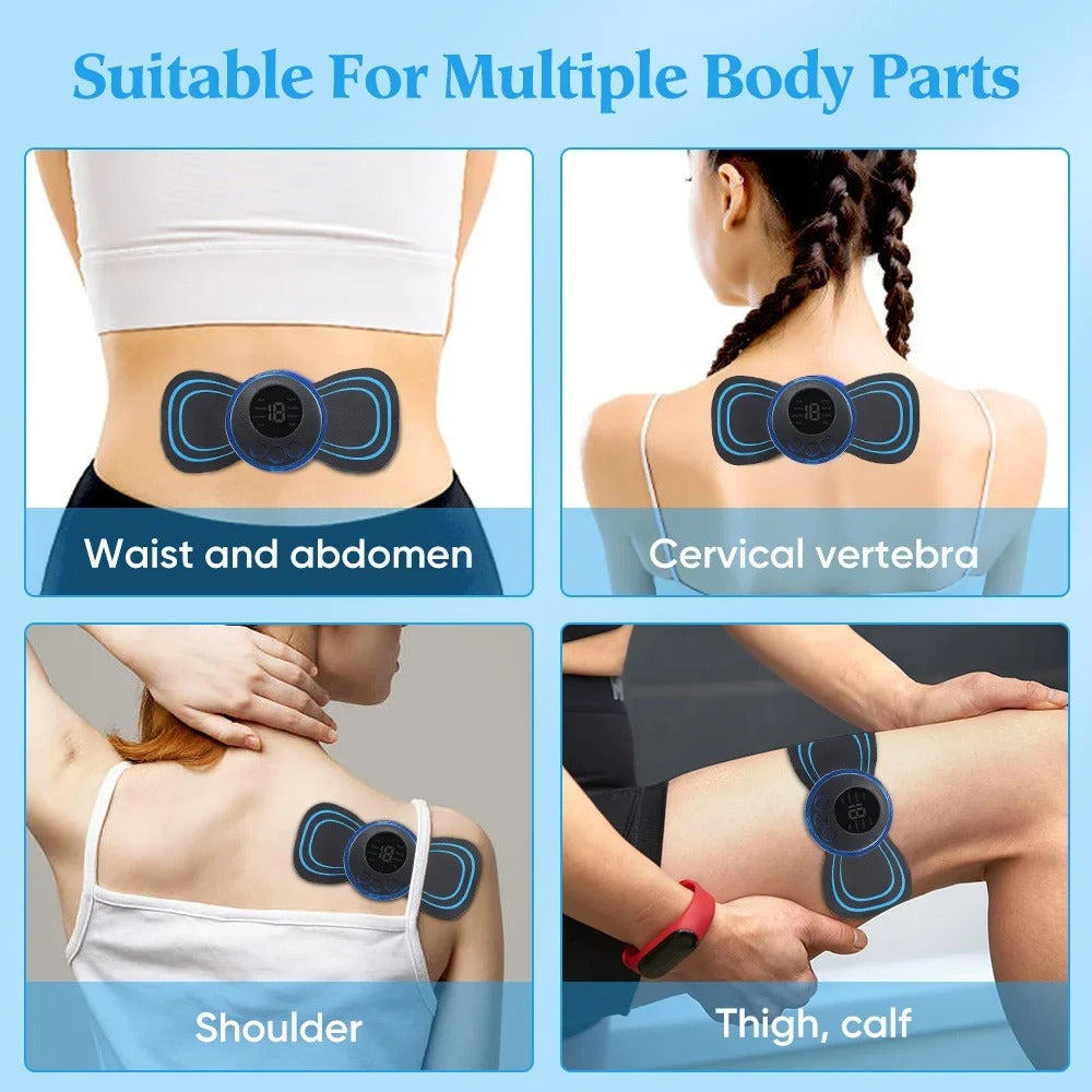 Massageador Cervical EMS Elétrico para Pescoço com Estimulação Muscular