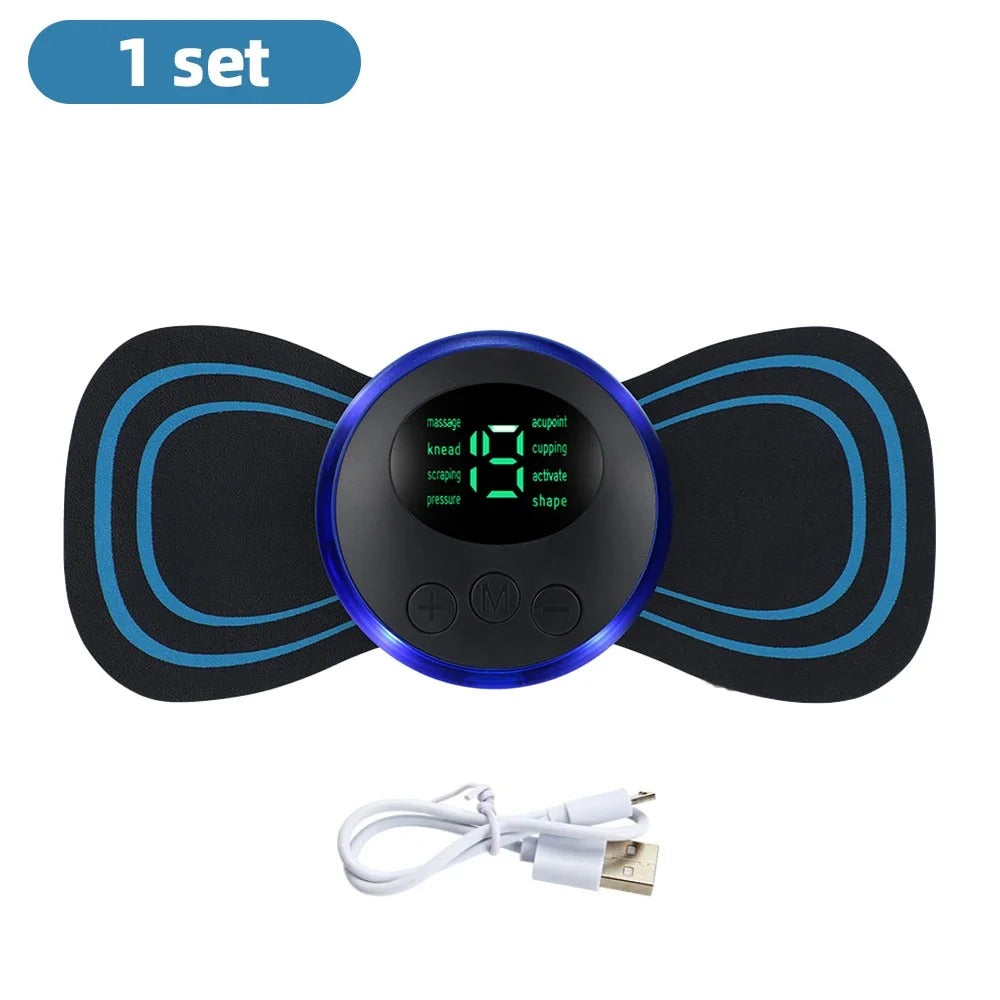 Massageador Cervical EMS Elétrico para Pescoço com Estimulação Muscular