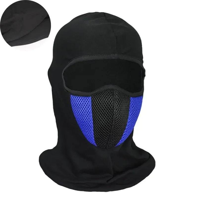 Balaclava Tática Corta-Vento Respirável para Motociclismo, Ciclismo, Corrida e Trilhas