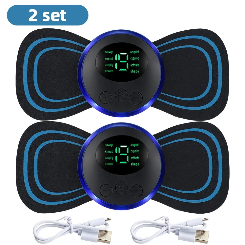 Massageador Cervical EMS Elétrico para Pescoço com Estimulação Muscular