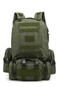 Mochila Tática Militar 50L Impermeável com Sistema MOLLE para Camping, Trilhas e Aventuras Outdoor