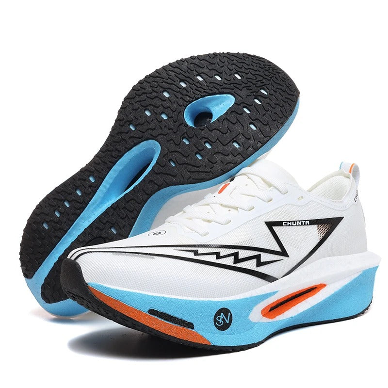 Tênis de Corrida com Placa de Carbono para Maratona Ultra Leve Masculino